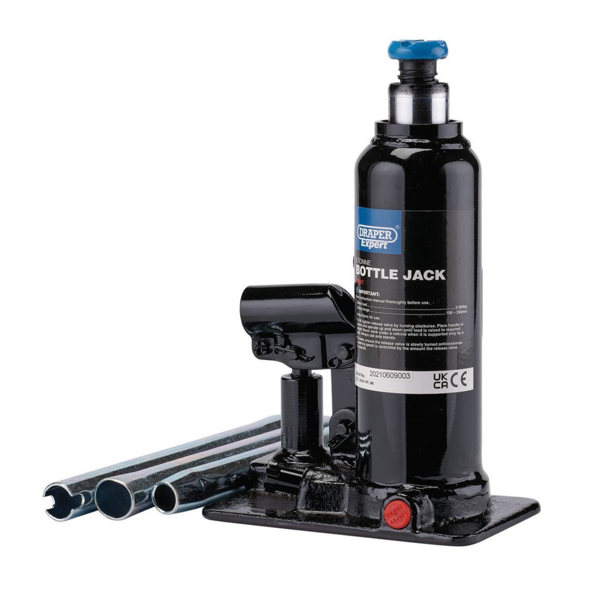 Draper Expert Hydraulic Bottle Jack, 5 Tonne 99767