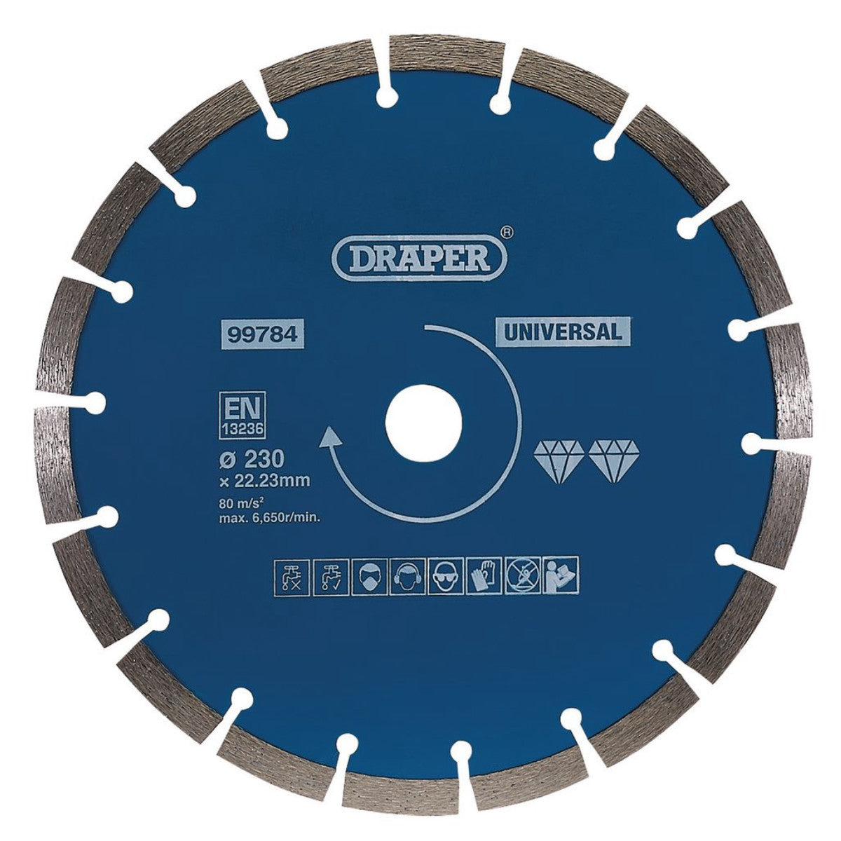 Draper Segmented Diamond Blade, 230mm 99784