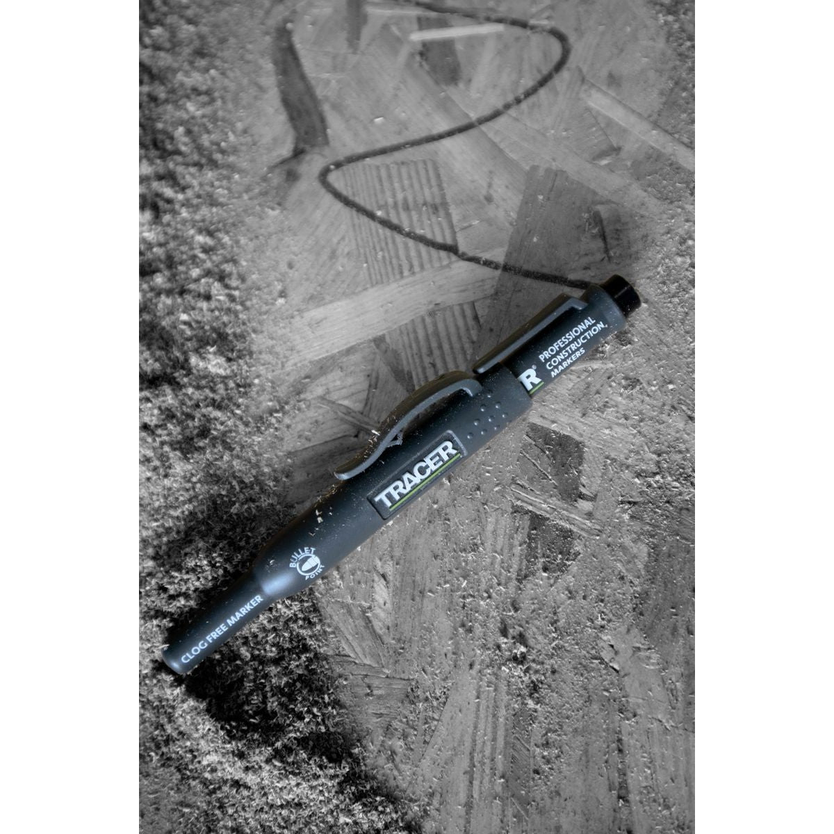 TRACER Clog Free Black Pen (without holster) - sold in 20pc bulk box ACF-BP1