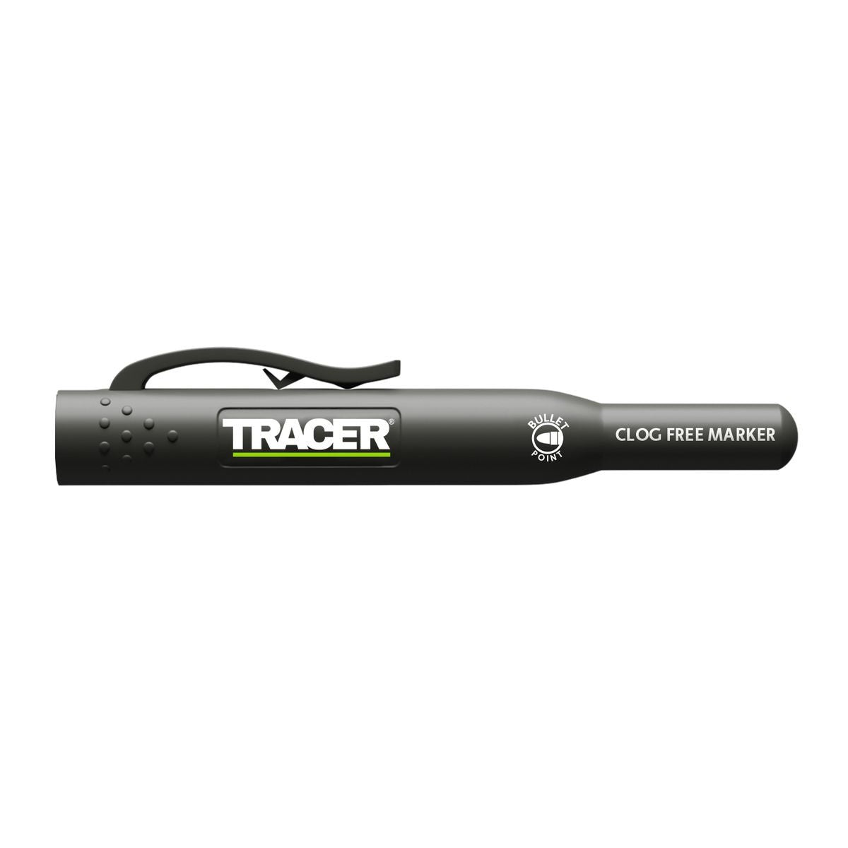 TRACER Clog Free Marker Black (Loose) (Box of 10) w/ barcodes Each Pencil with UV laser etching barcode ALCF1