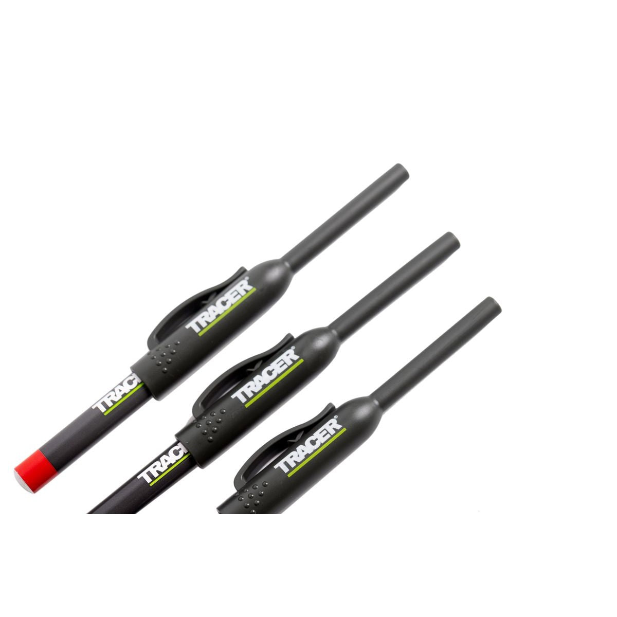 TRACER 3 Piece Long Nib Marker Pen Set - 1X Black, 1X Blue, 1X Red ALNPK3