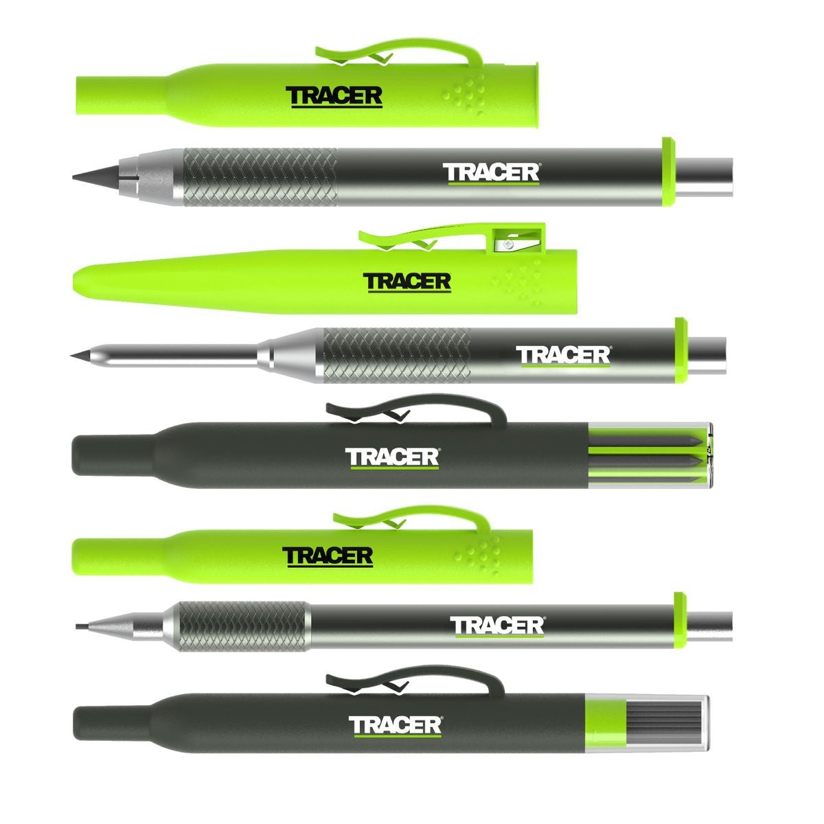 TRACER 5PC Construction Marker Kit with storage case AMK5-PRO