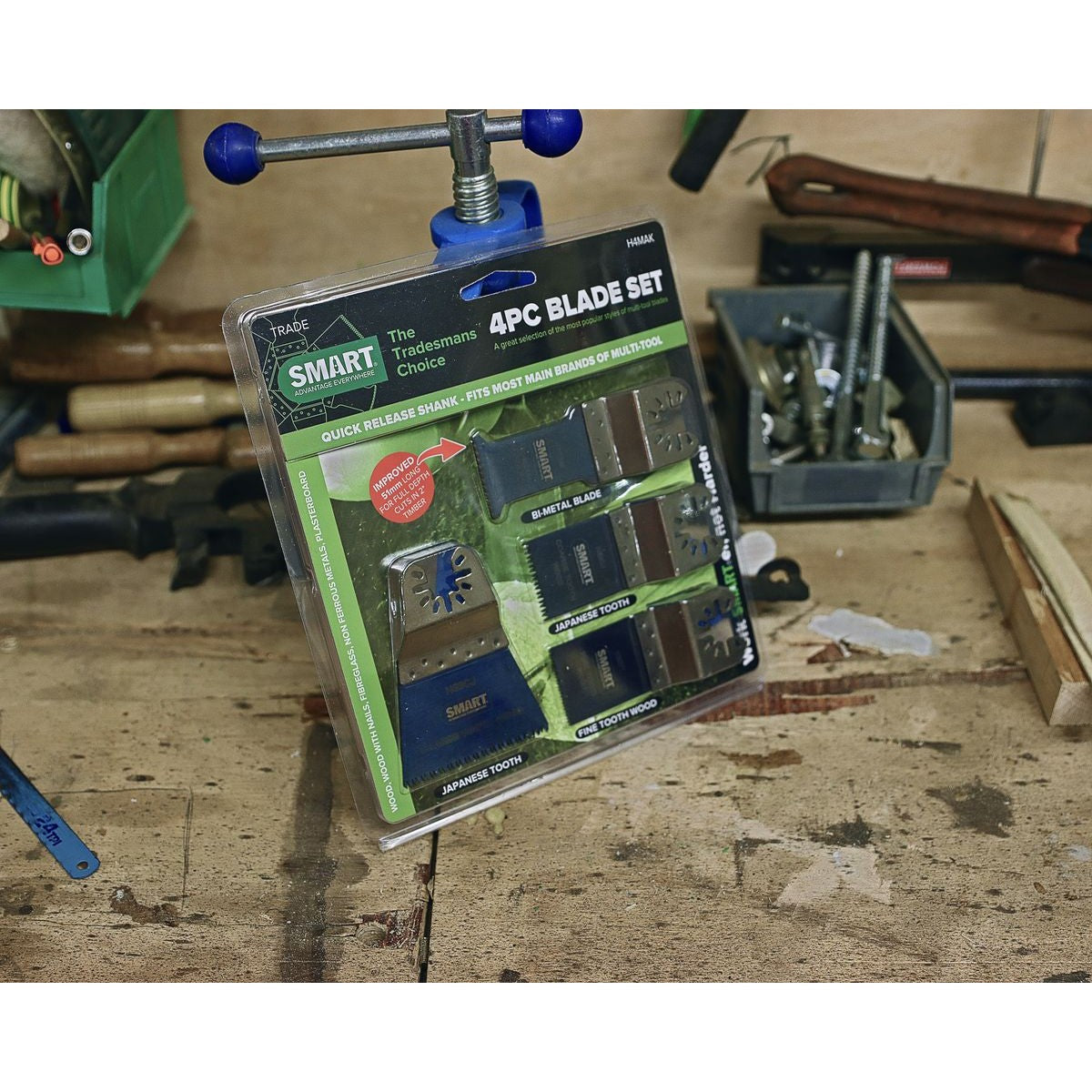 SMART Trade 4 Piece Multi-tool Accessory Kit H4MAK