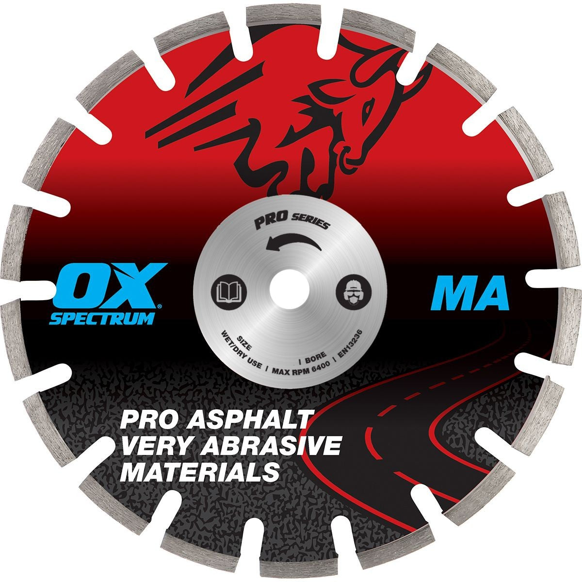 OX Asphalt Diamond Blade - 400/20mm MA400/20