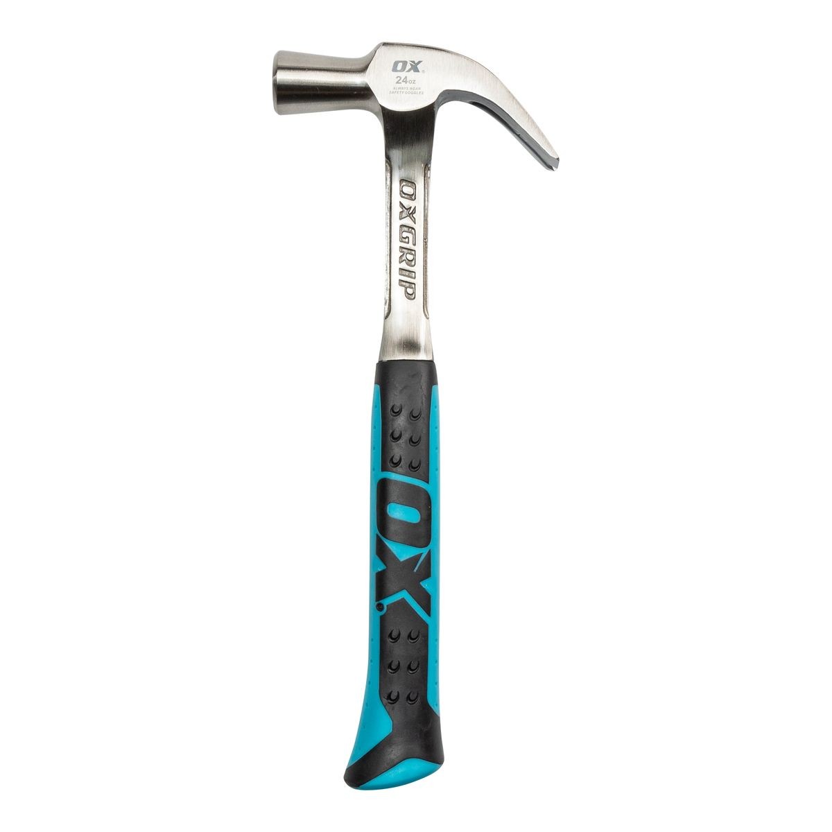 OX One Piece Claw Hammer - 24oz / 680g OX-P080124