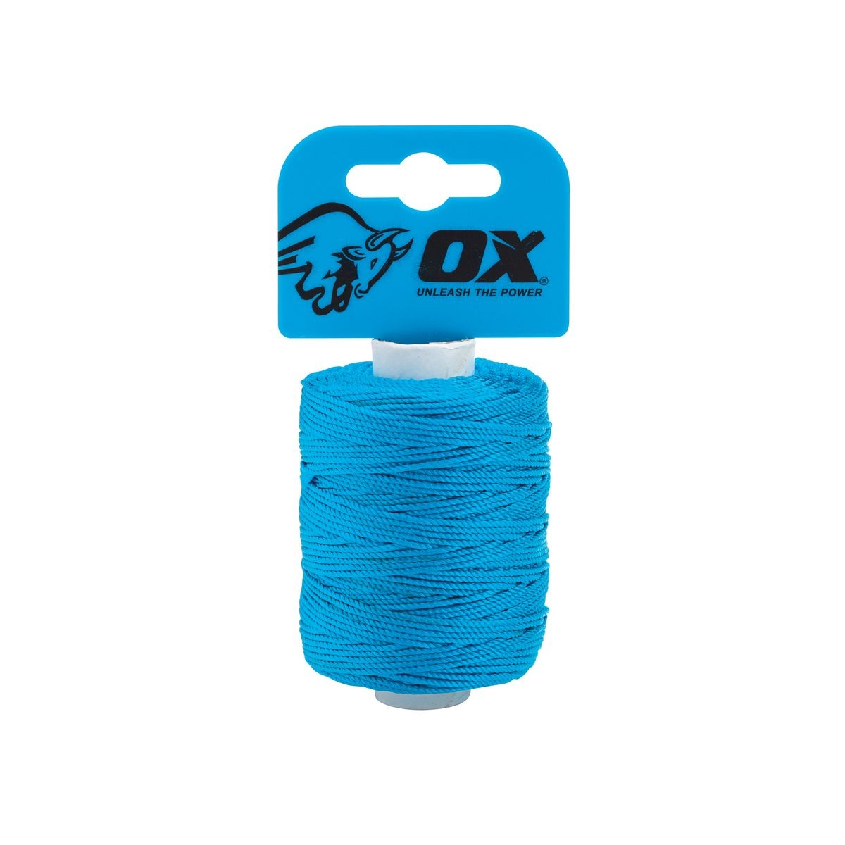 OX Nylon High Vis Builders Line 105m / 350ft - Cyan OX-P103510