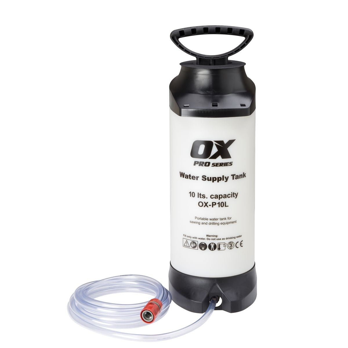 OX Heavy Duty 10 Litre Dust Suppression Water Bottle OX-P10L