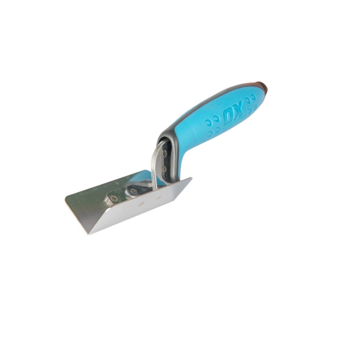 OX Internal corner trowel stainless softgrip 80 x 30mm OX-P408701