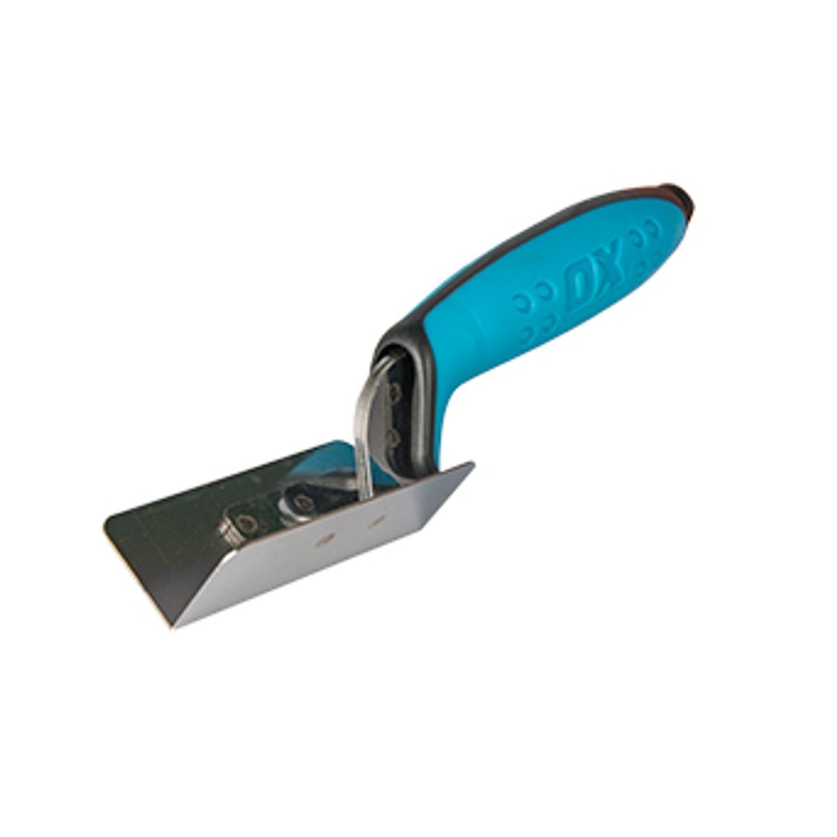 OX Internal corner trowel stainless softgrip 80 x 30mm OX-P408701