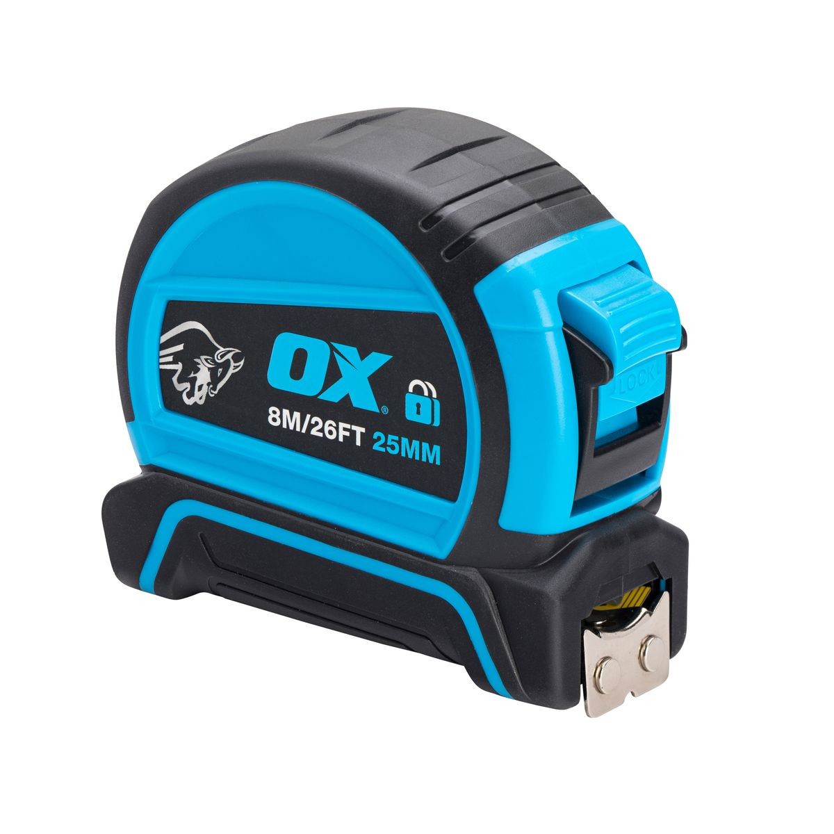 OX Double Locking Tape Measure - 8m OX-P505208