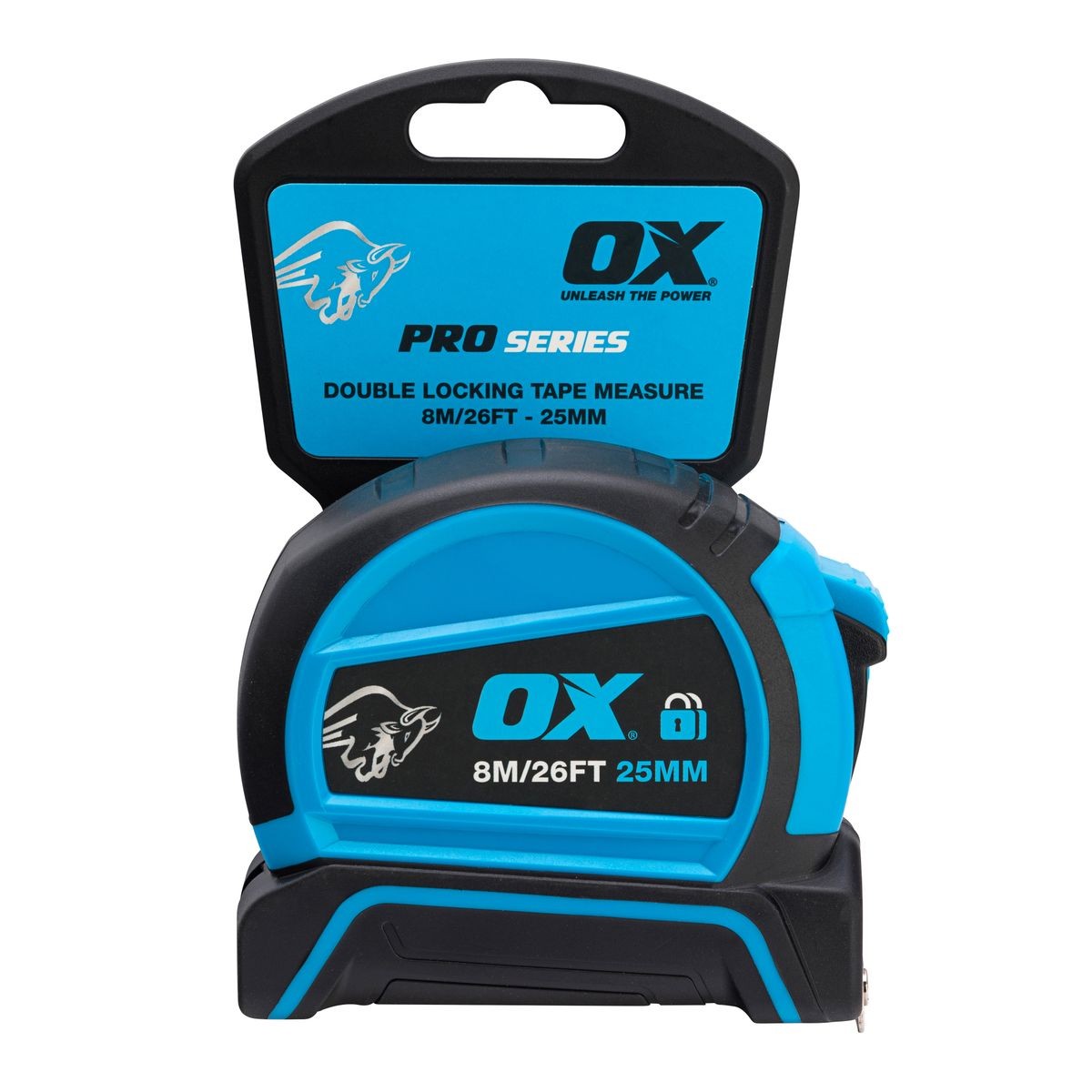 OX Double Locking Tape Measure - 8m OX-P505208