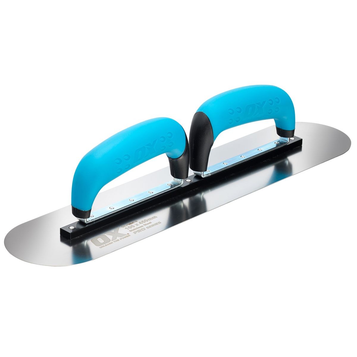 OX Double Handle S/S Pool Trowel, Rigid - 110 x 450mm OX-P535618
