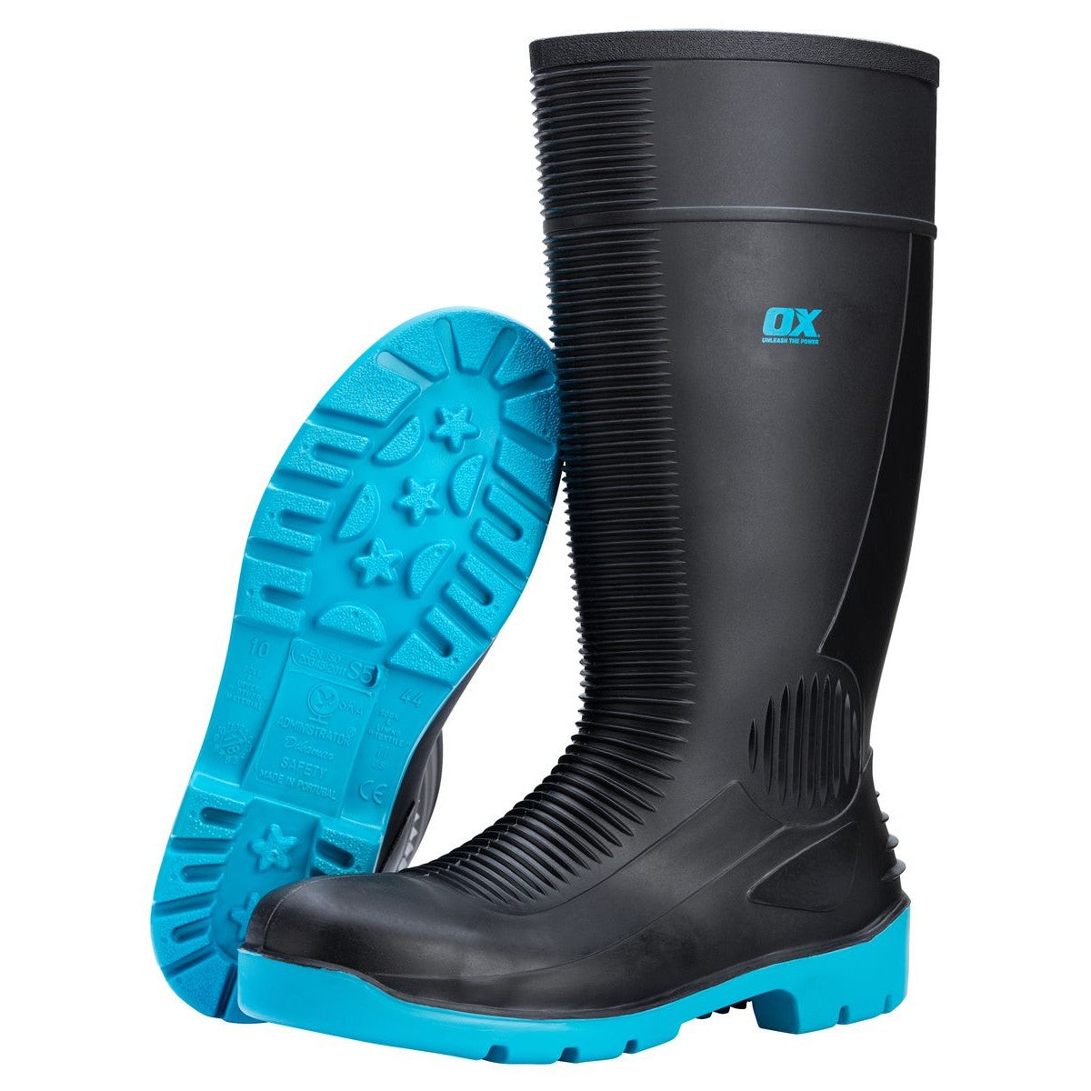 OX Water Proof Safety Boot (PVC) , Size 8 OX-S242408