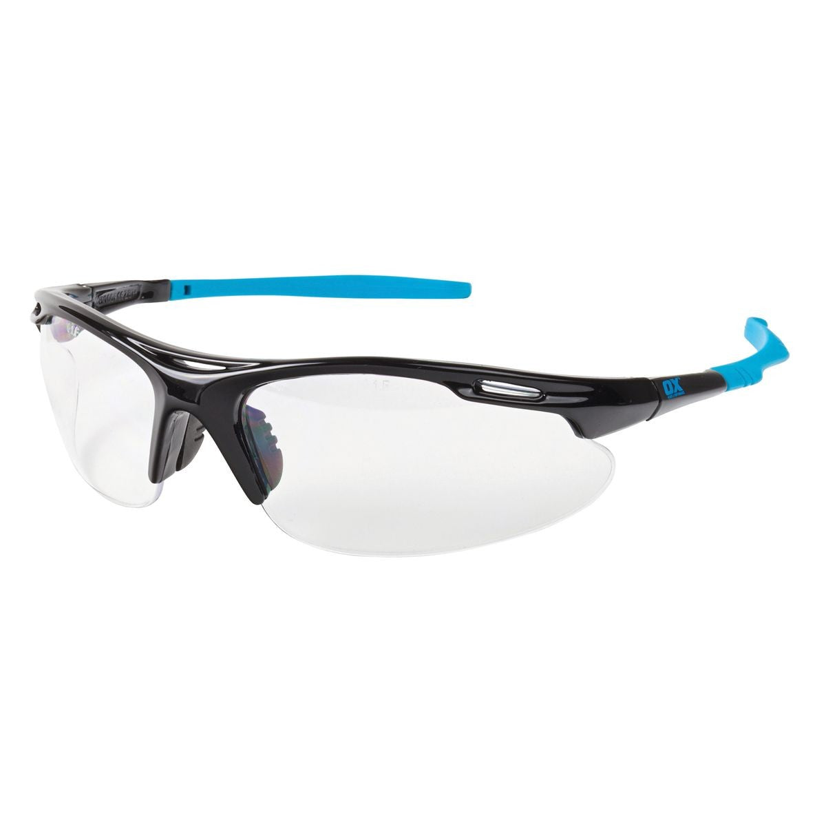 OX Wrap Around Safety Glasses - Clear OX-S248101