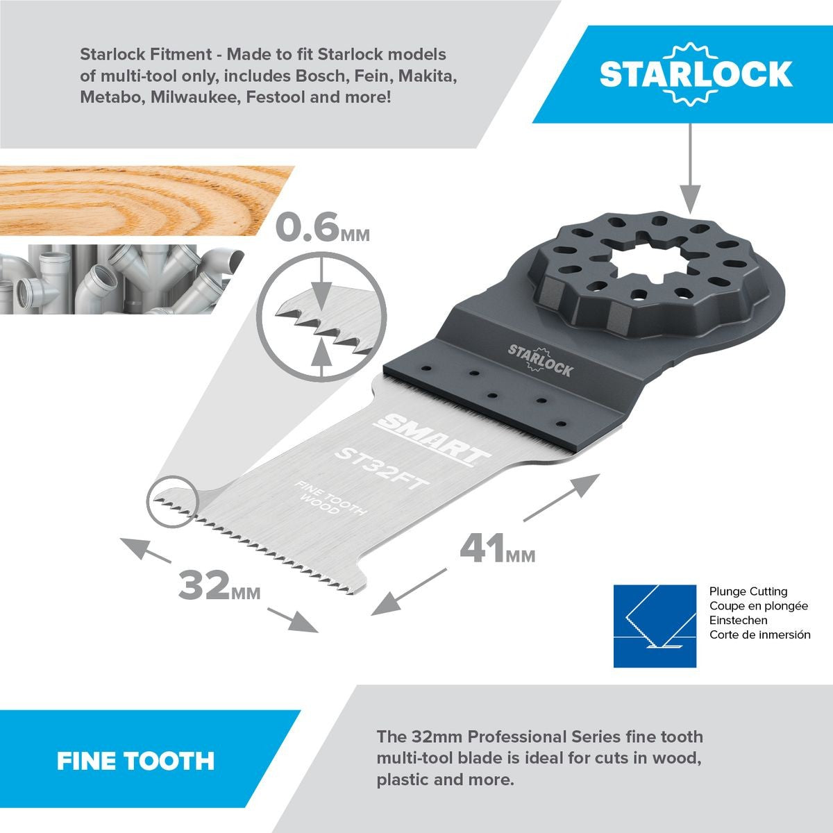 SMART Starlock 6pc Blade Pack ST6MAK