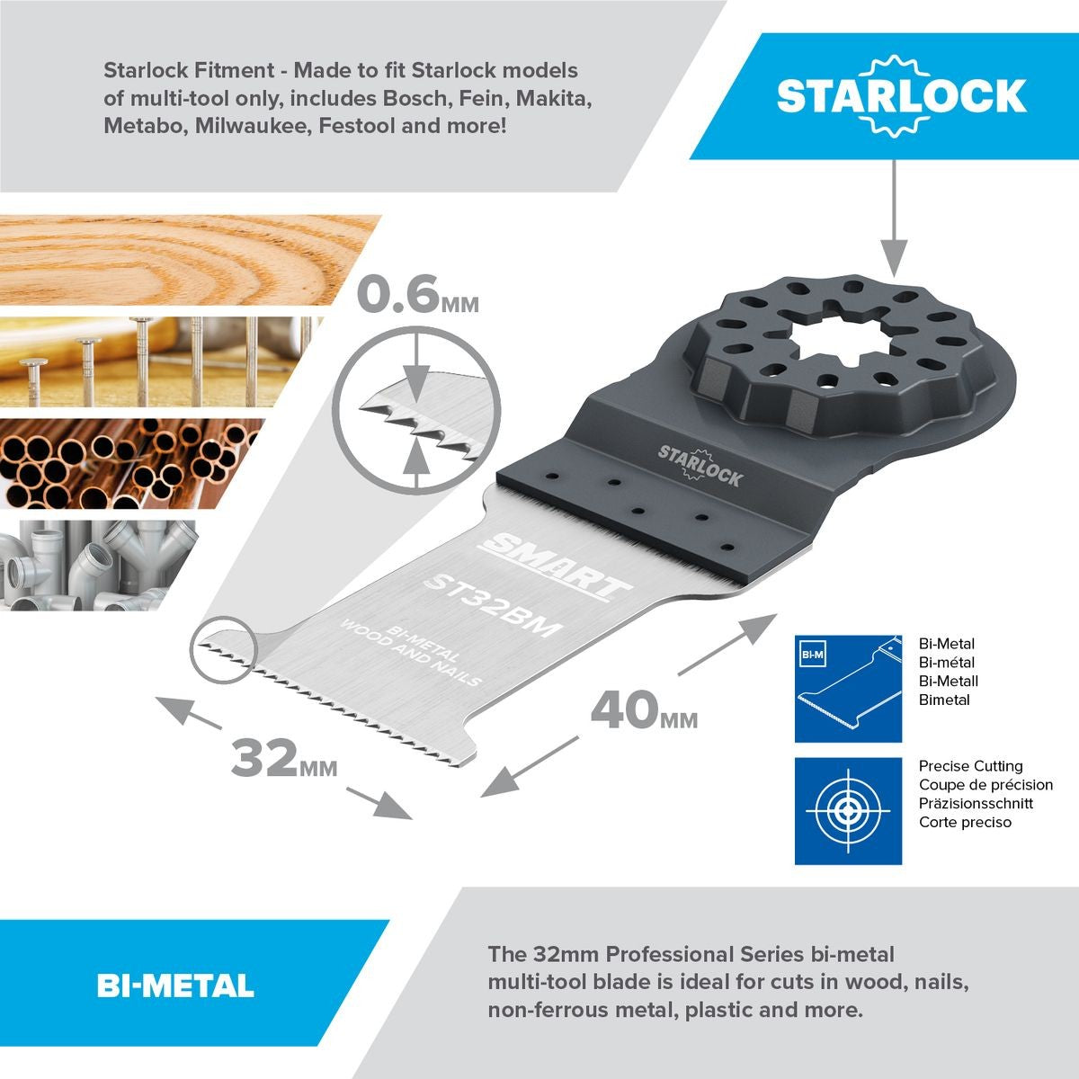 SMART Starlock 6pc Blade Pack ST6MAK