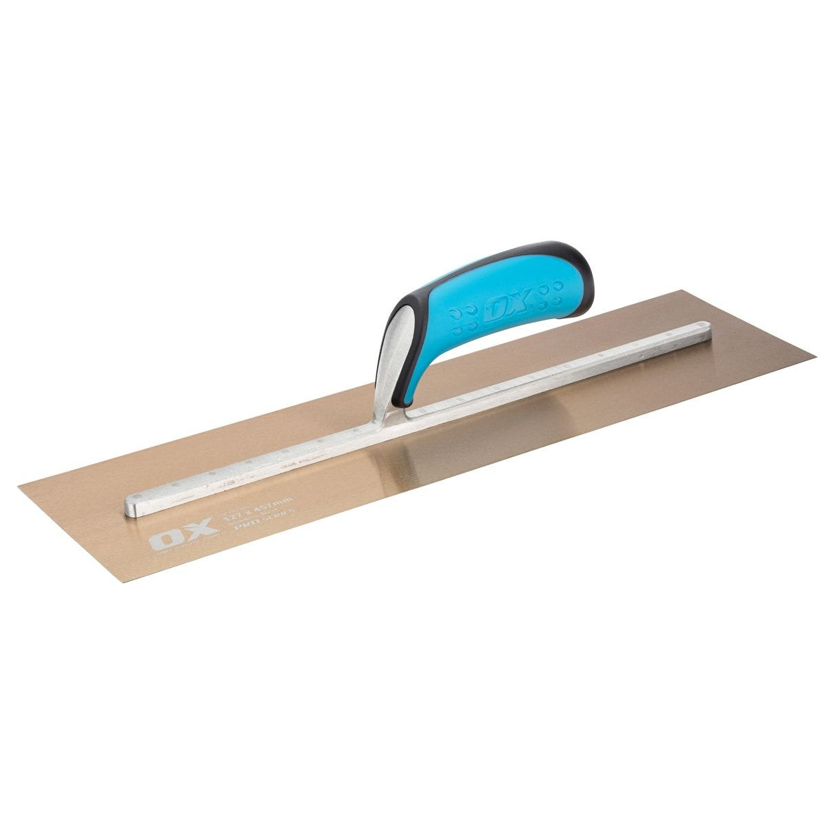 OX Pro SST Finishing Trowel - OX Grip | 4.5" x 18" / 115mm x 457mm OX-P011018