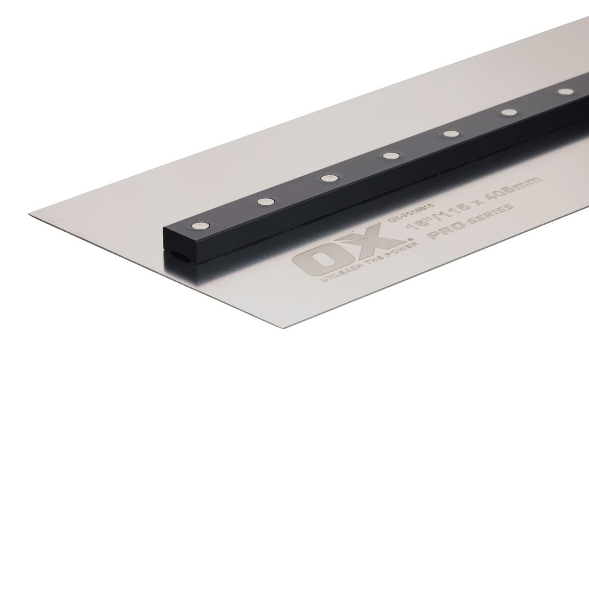 OX Pro SST Square Cement Finishing Trowel - OX Grip | 4.5" x 16" / 115mm x 405mm OX-P018816