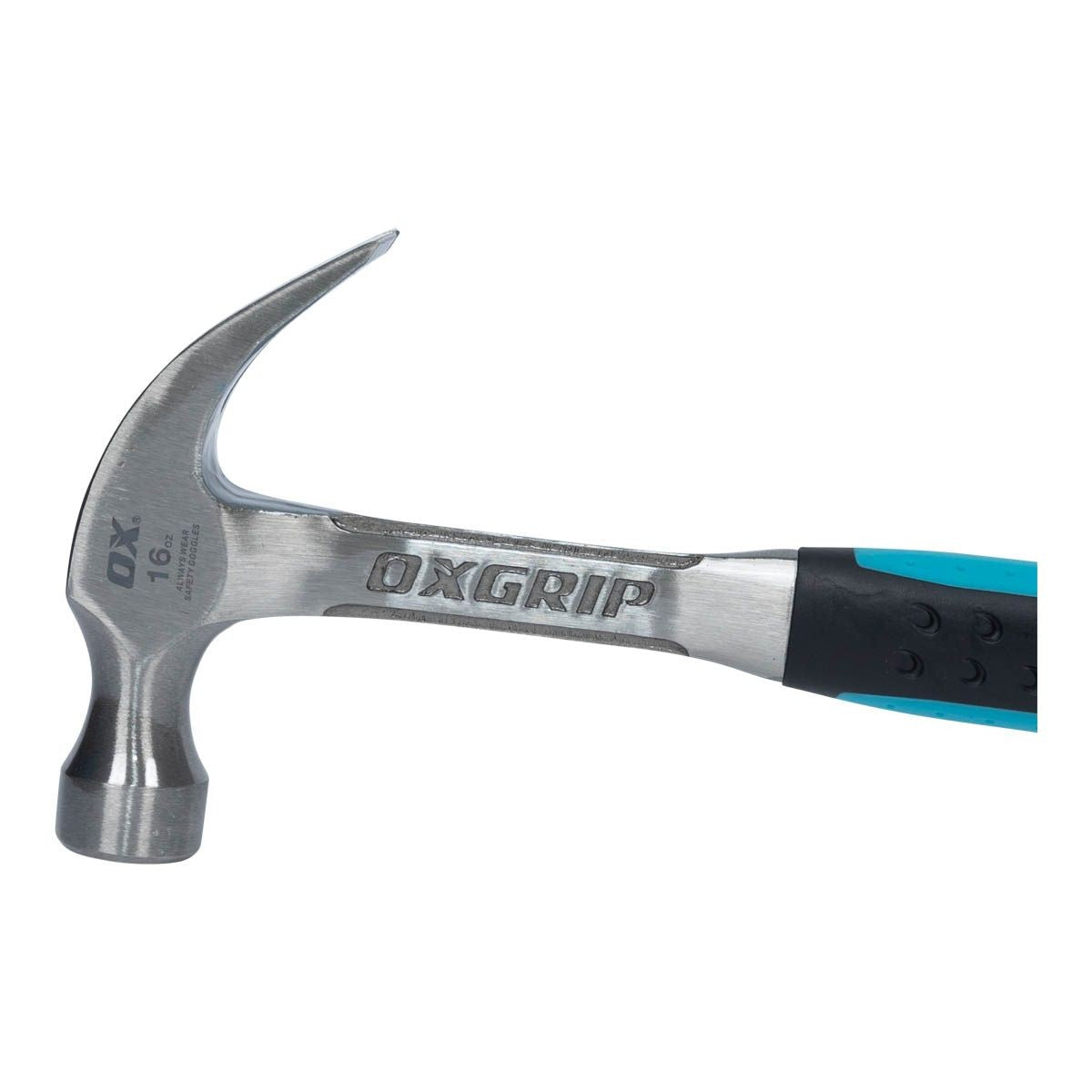 OX Pro Curved Claw Hammer| 16-Ounce / 450-Grams OX-P080116