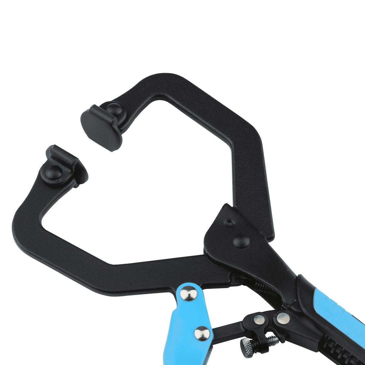 OX Auto Adjust 7-Inch C Clamp With Swivel Pad - Gripped OX-P204302
