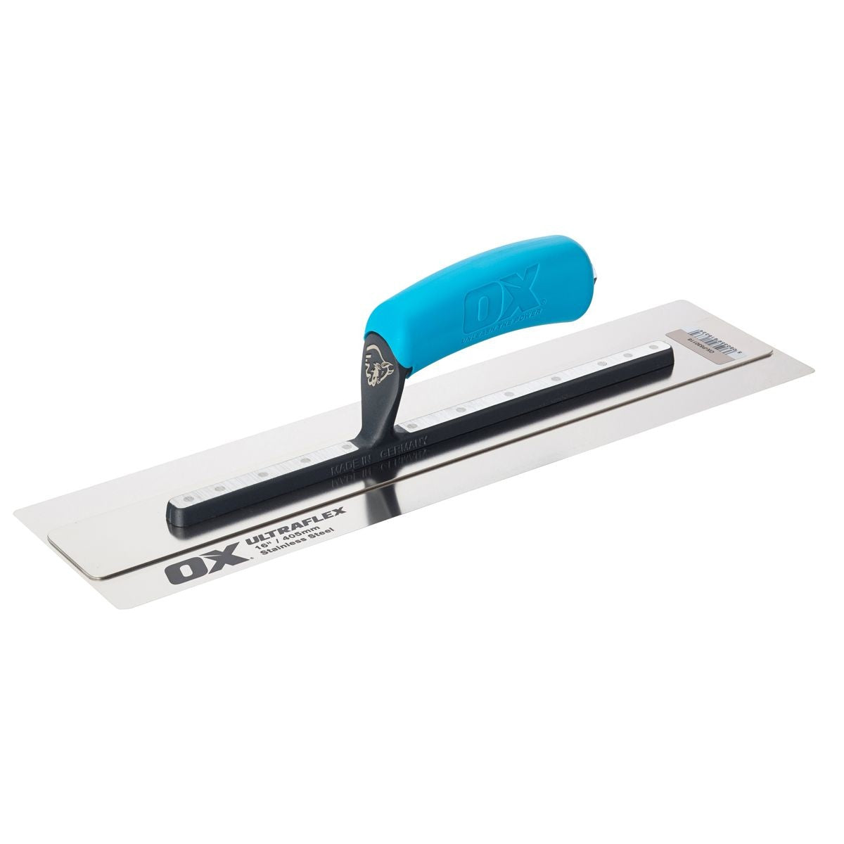 OX Pro Ultraflex Finishing Trowel | 16" x 4.25" / 405mm x 110mm OX-P530116