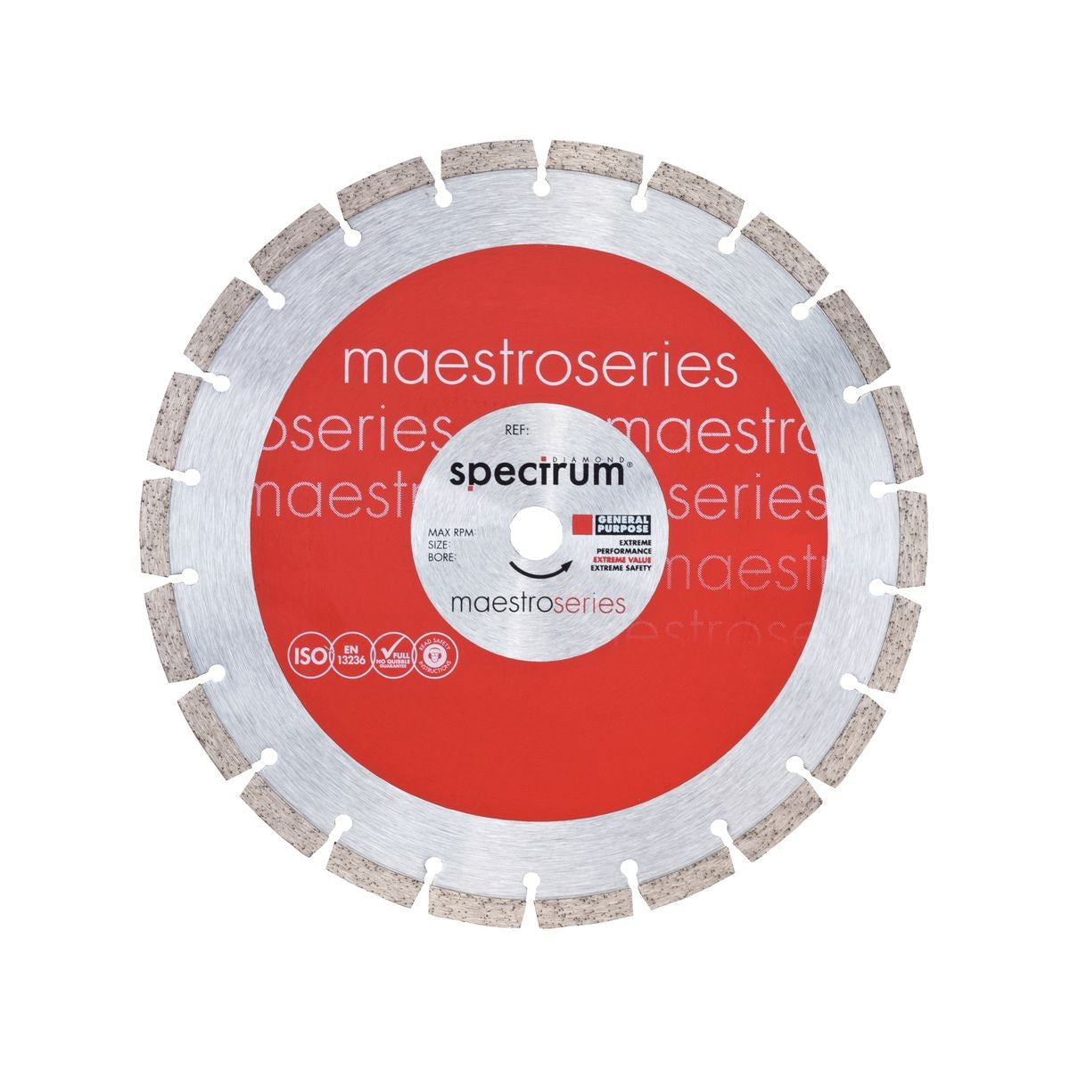 OX Spectrum Maestro 10mm General Purpose Diamond Blade - 350/25.4mm TC10-350/25