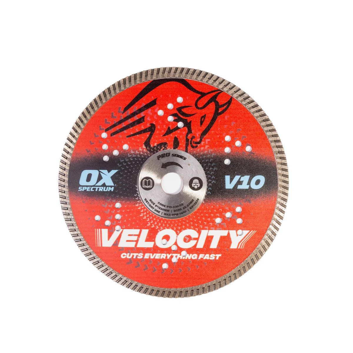 OX Pro V10 Diamond Blade - Concrete - 230/22.23mm V10-230/22