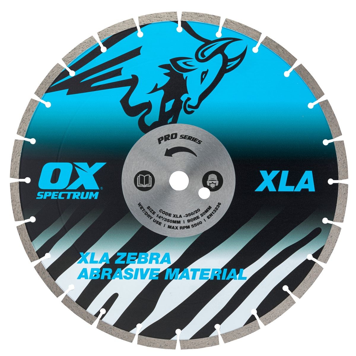 OX Trade XL Abrasive Diamond Blade - 350/20mm XLA-350/20