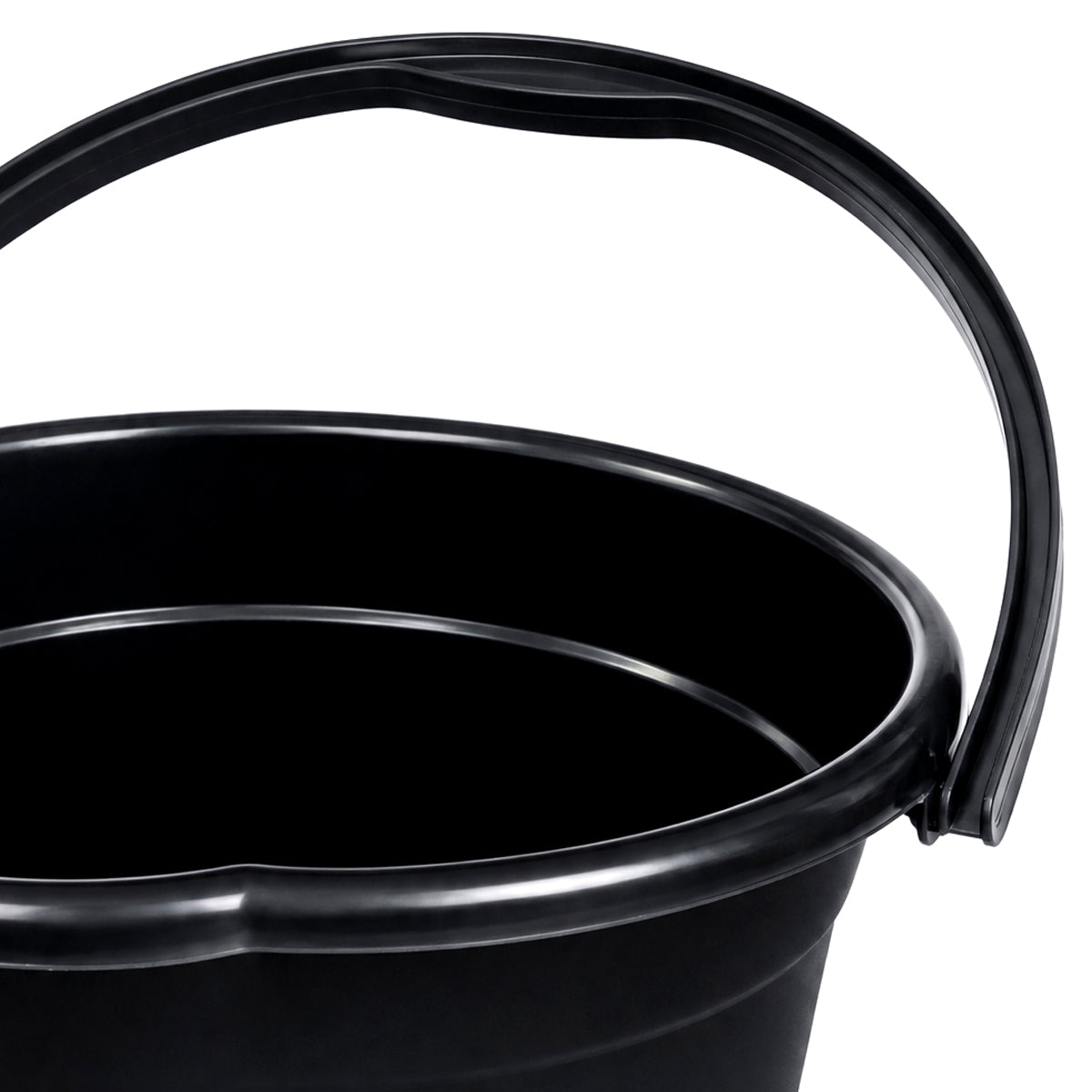 Kingfisher 10L Plastic Bucket Black CC1
