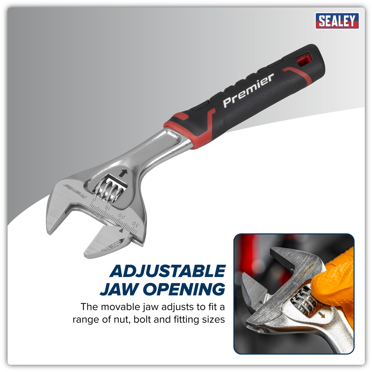 Premier Quick-Action Adjustable Wrench 200mm AK9570
