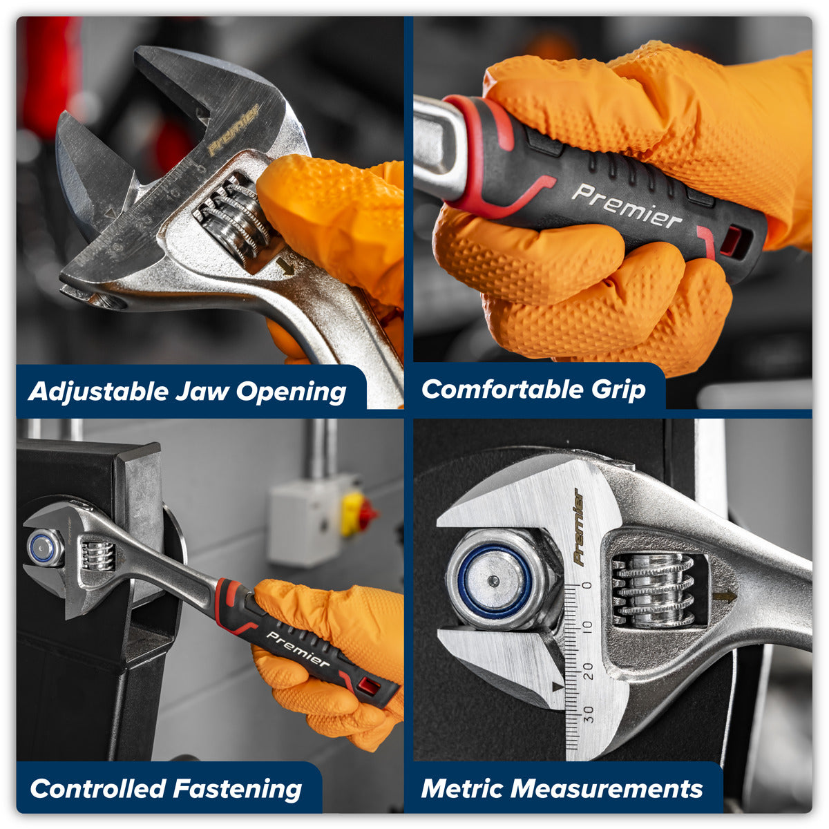 Premier Quick-Action Adjustable Wrench 250mm AK9571