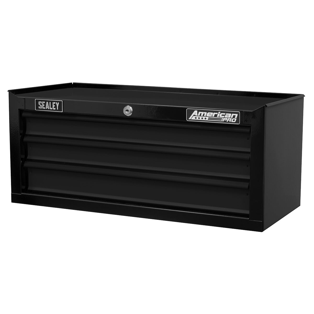 American PRO Mid-Box Tool Chest 3 Drawer - Black AP22309BK