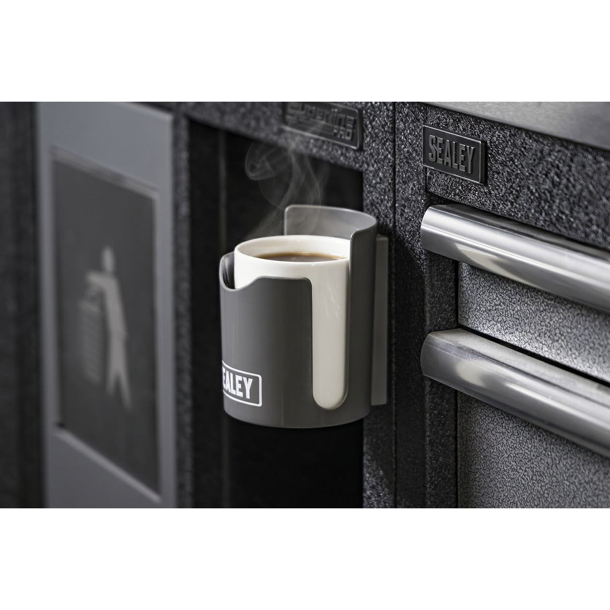 Sealey Magnetic Cup/Can Holder - Grey APCHG