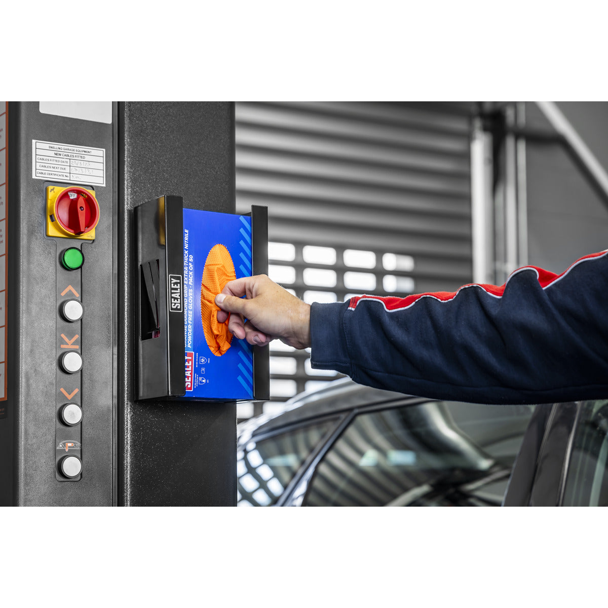 Sealey Magnetic Glove Dispenser - Black APGDB