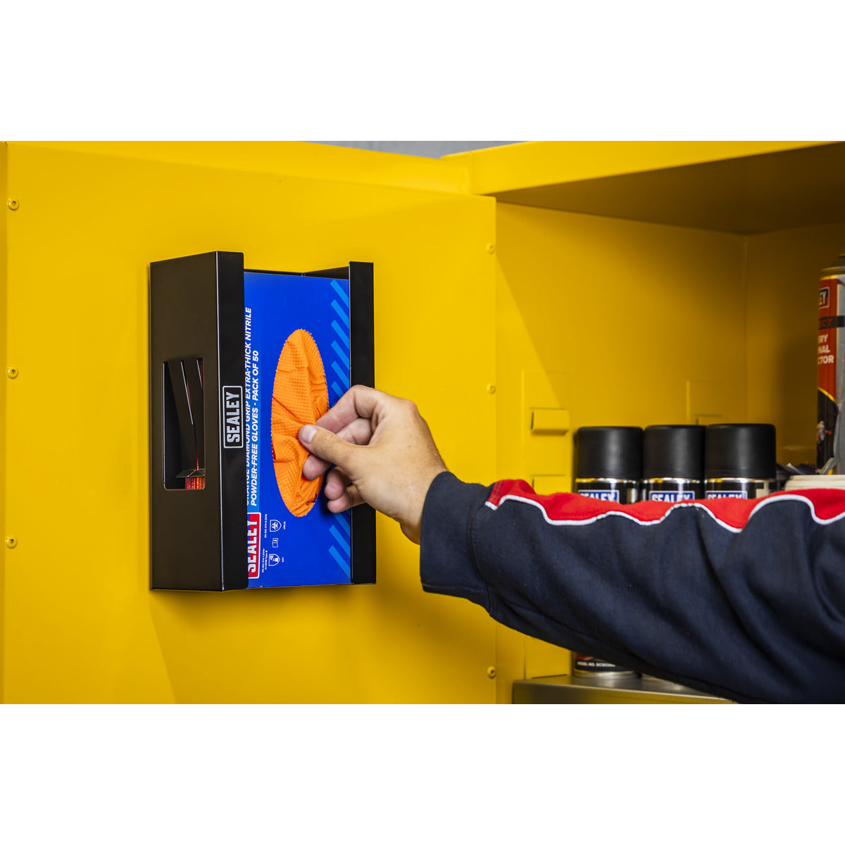 Sealey Magnetic Glove Dispenser - Black APGDB