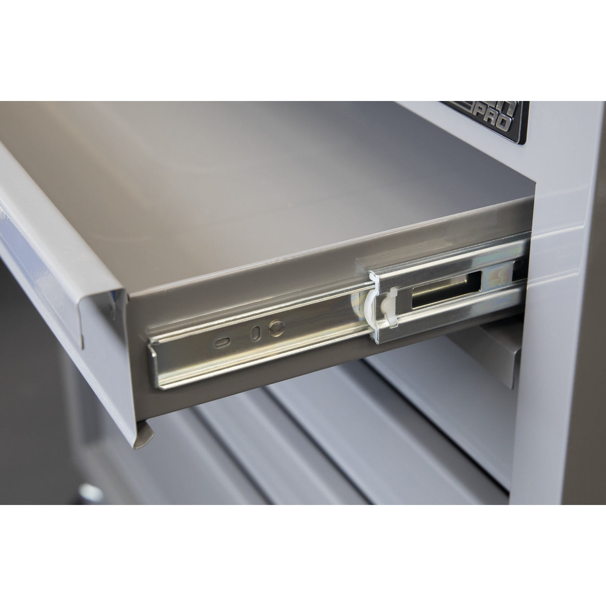 American PRO Mobile Workstation with Wooden Worktop 5 Drawer - Grey APMWS1G