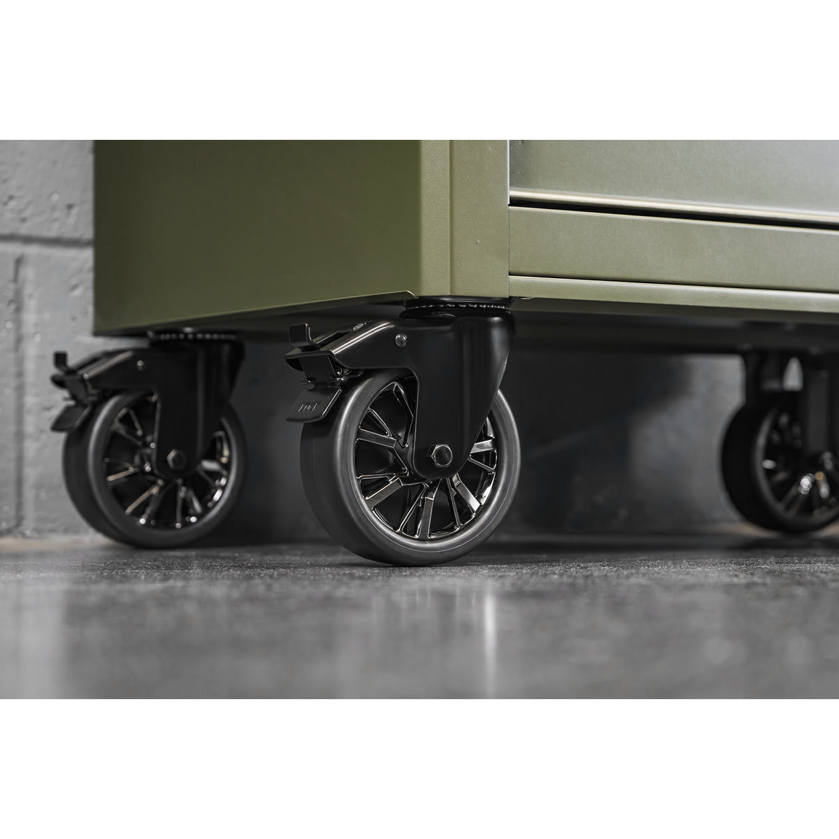 Superline PRO Topchest, Mid-Box Tool Chest & Rollcab Combination 14 Drawer - Khaki APSTACKTK