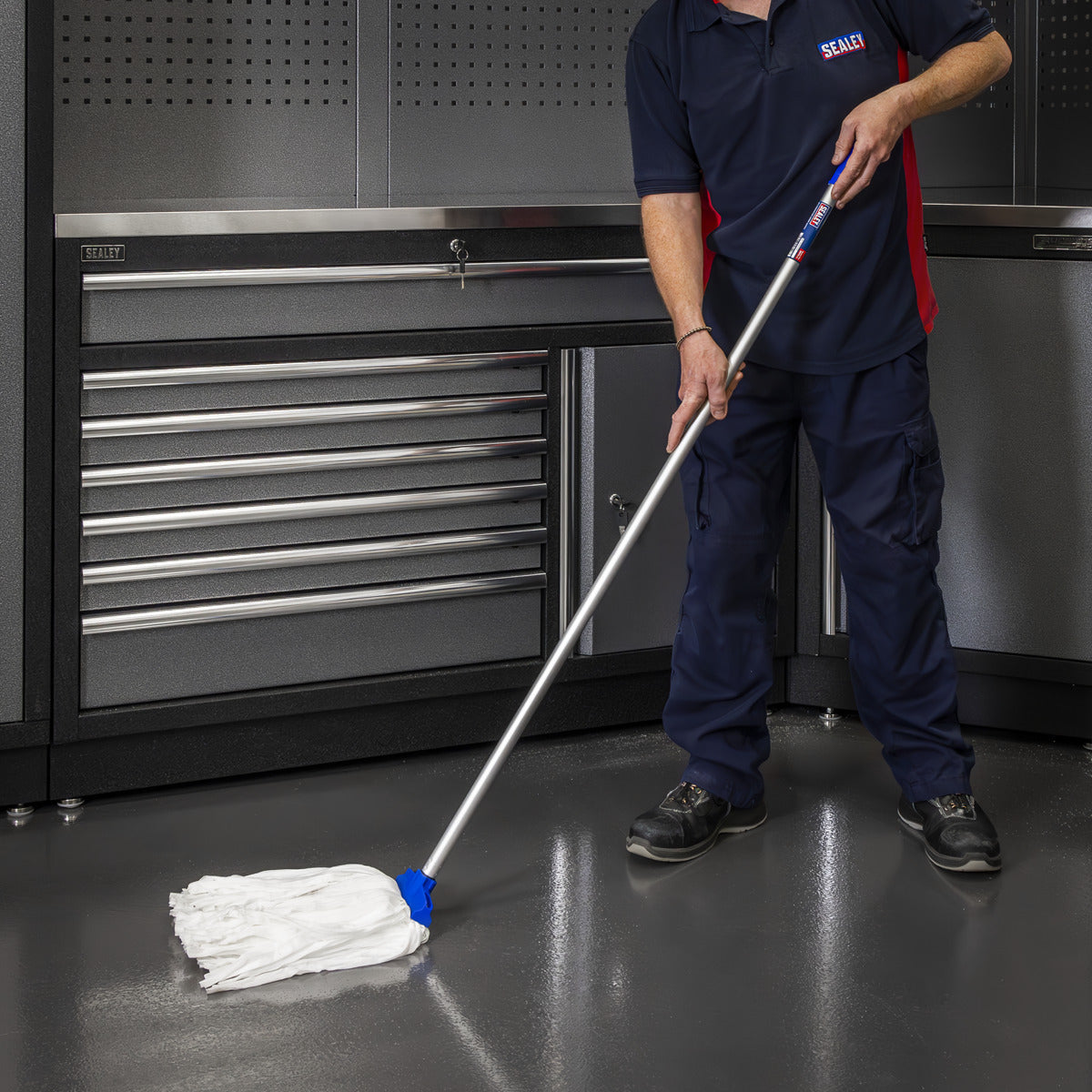 Sealey Aluminium Mop with Disposable Head BM14