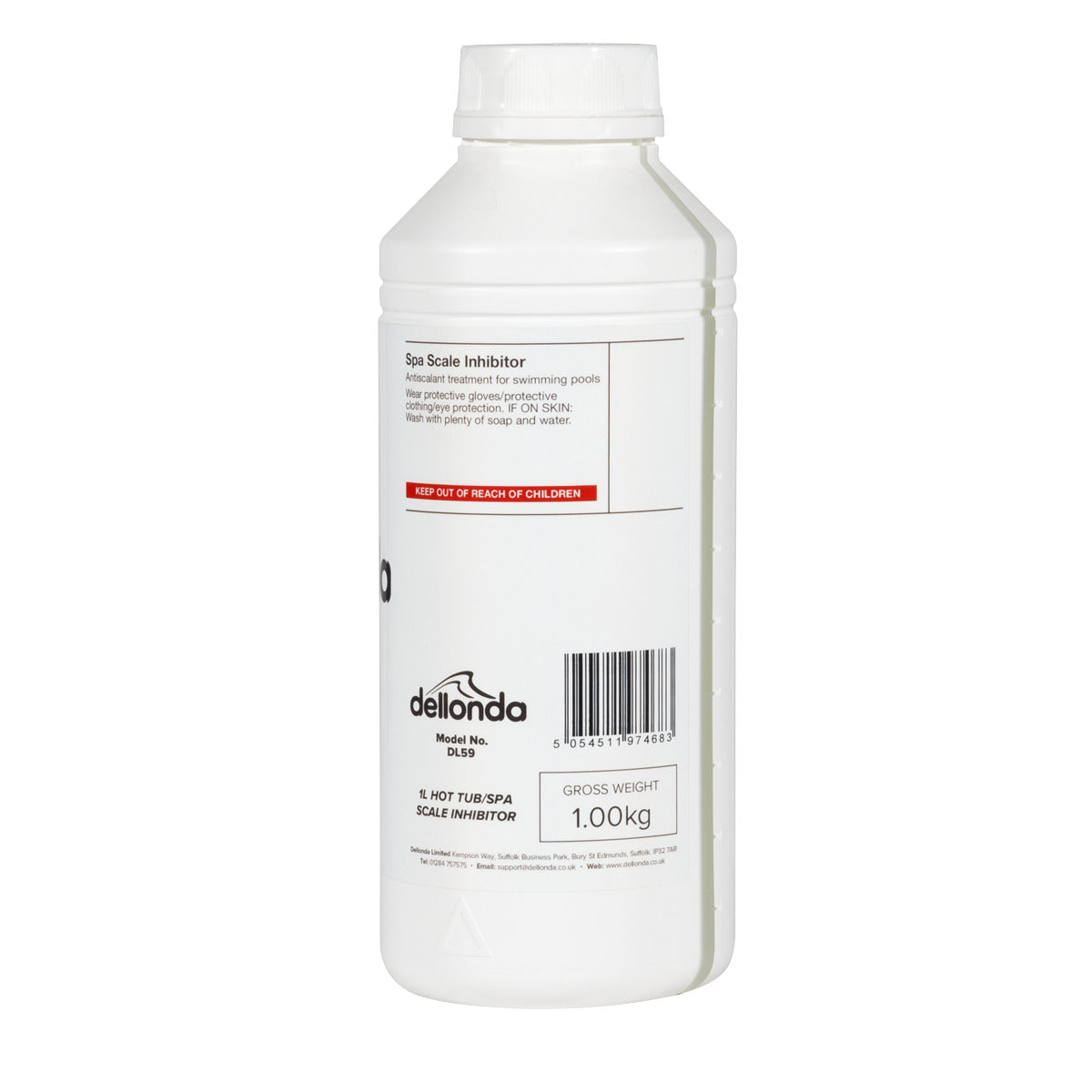 Dellonda Hot Tub/Spa Scale Inhibitor 1L DL59