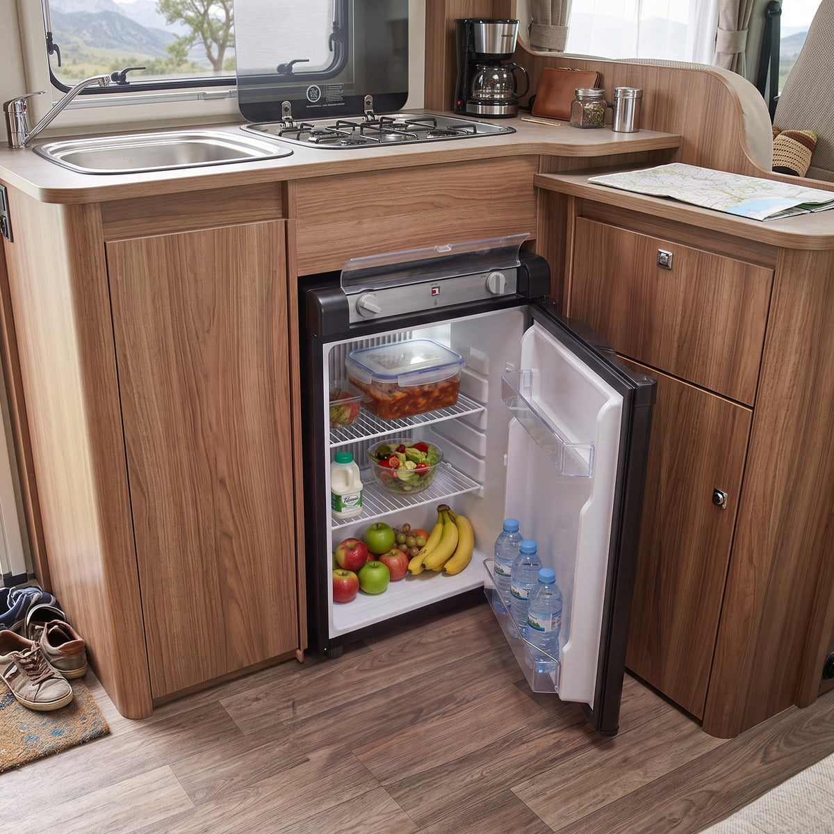 Dellonda 3-Way Fridge 60L DL159