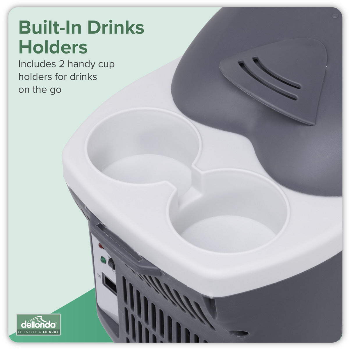 Dellonda 16L Portable Cool Box 12V/230V DL167