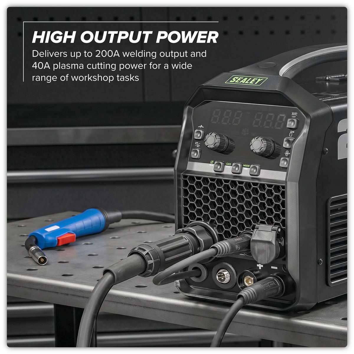 Sealey Multi-Process Inverter Welder 200A & Plasma Cutter 40A IMIG200P