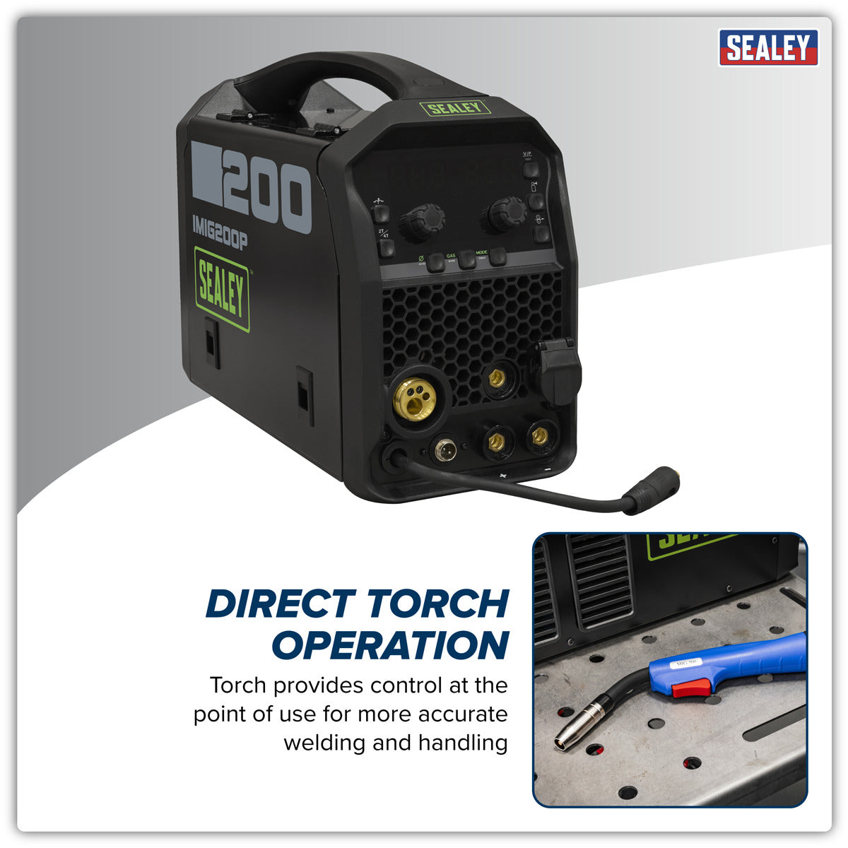 Sealey Multi-Process Inverter Welder 200A & Plasma Cutter 40A IMIG200P