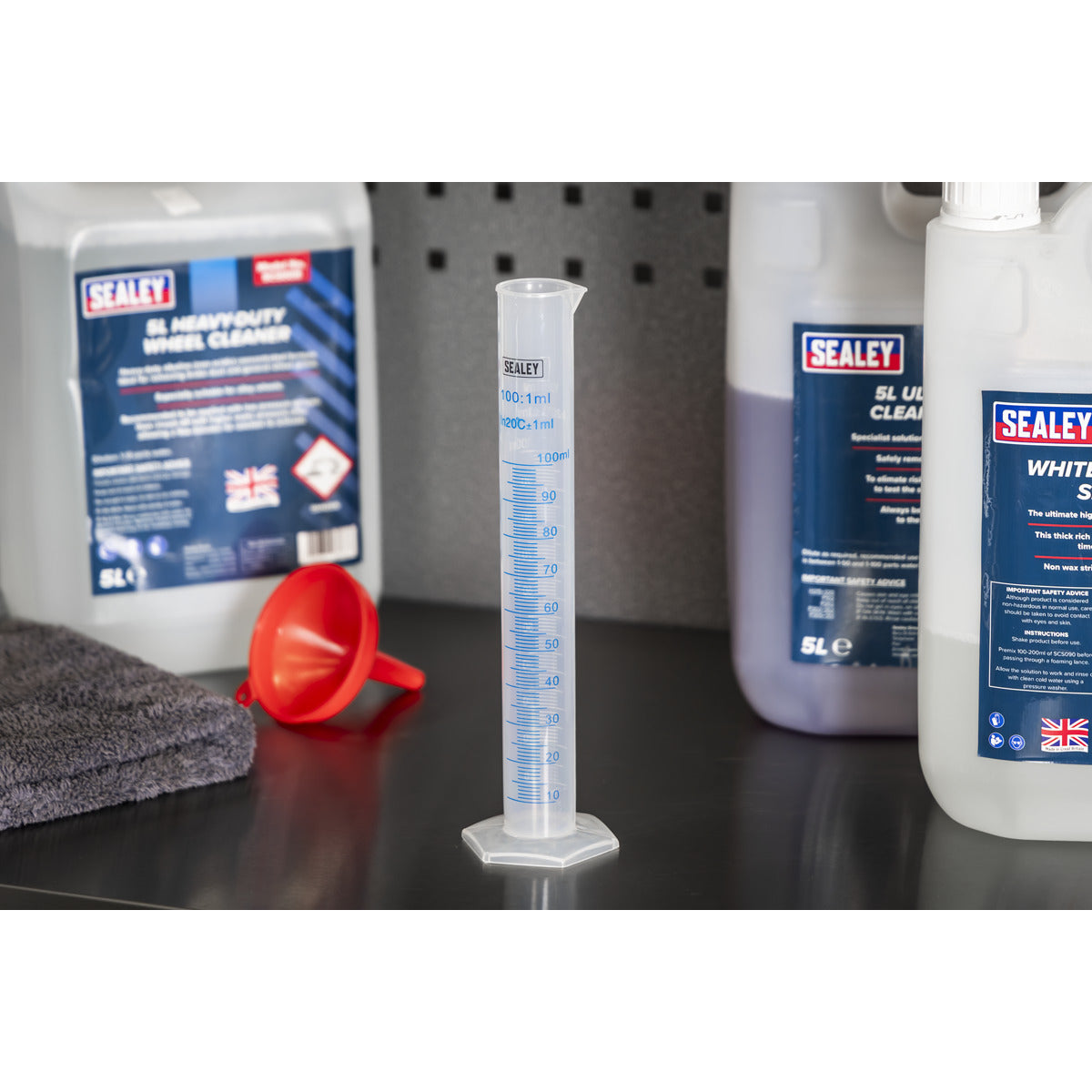 Sealey Graduated Measuring Cylinder Set 5pc JMC05