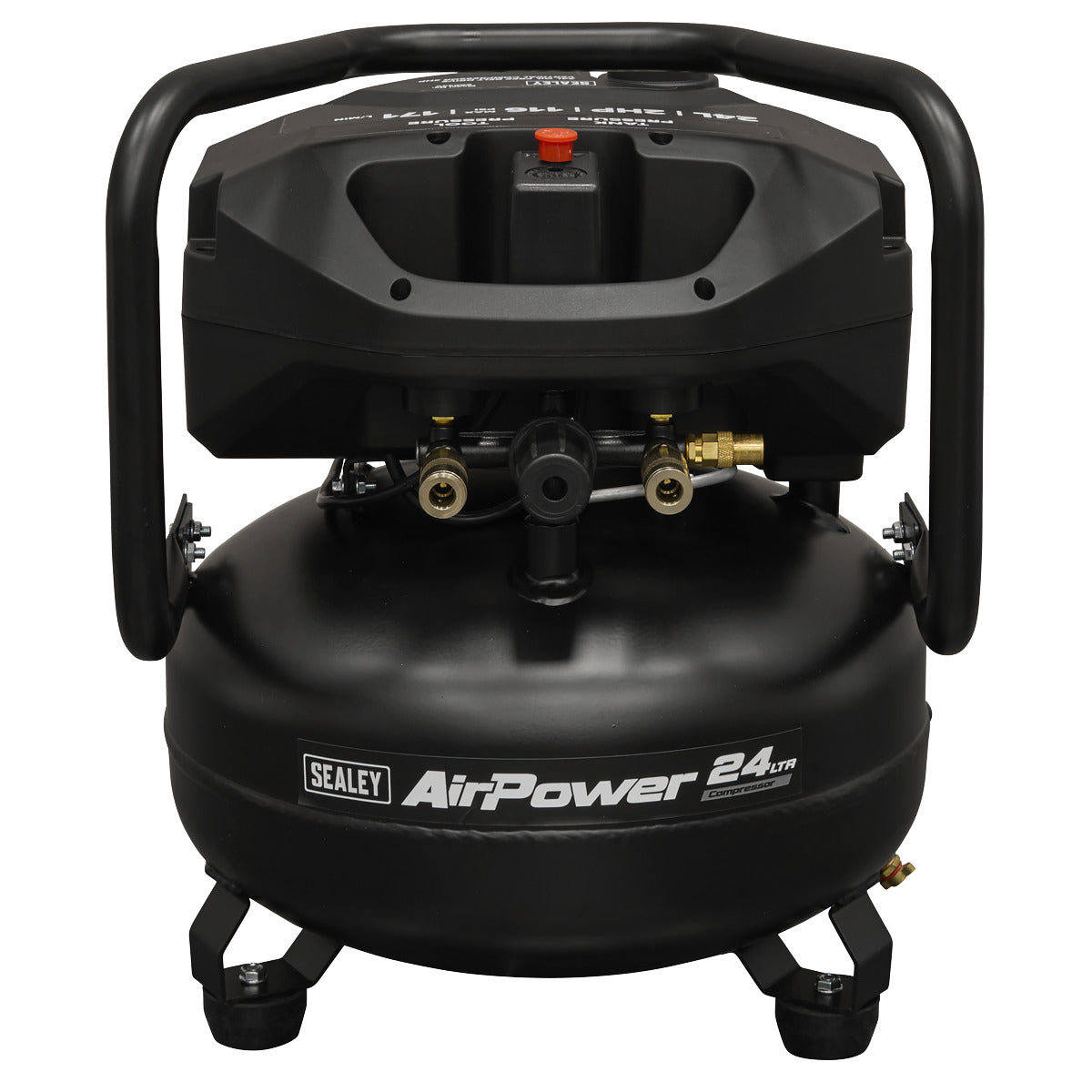 Sealey 24L Oil Free Belt Drive Vertical Compressor 2hp SAC24V