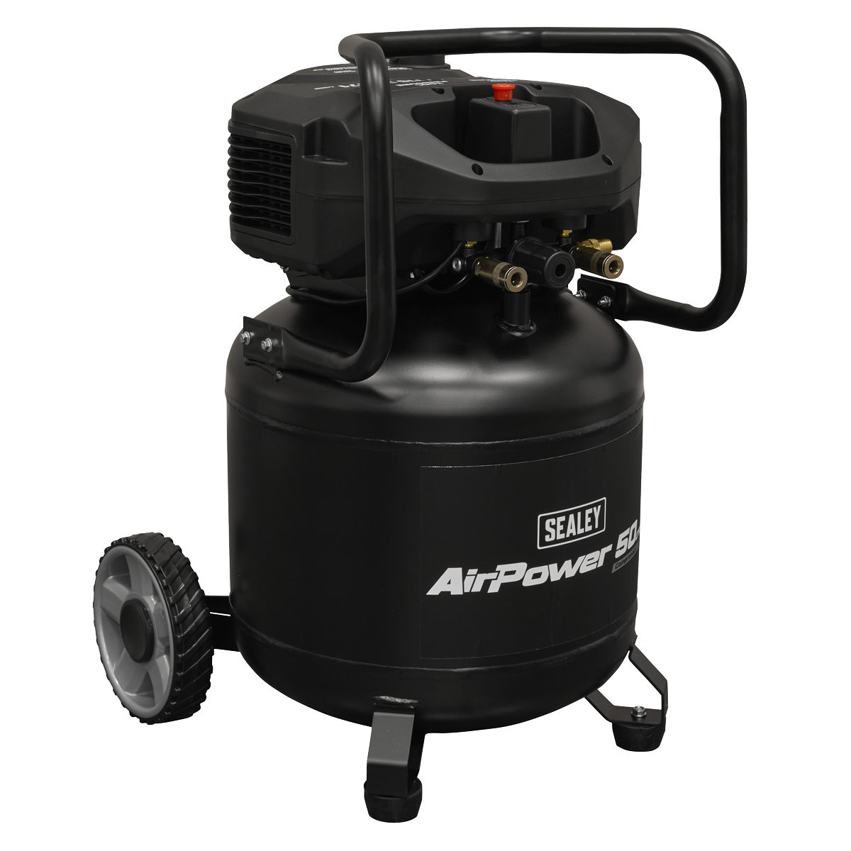 Sealey 50L Oil Free Belt Drive Vertical Compressor 2hp SAC50V