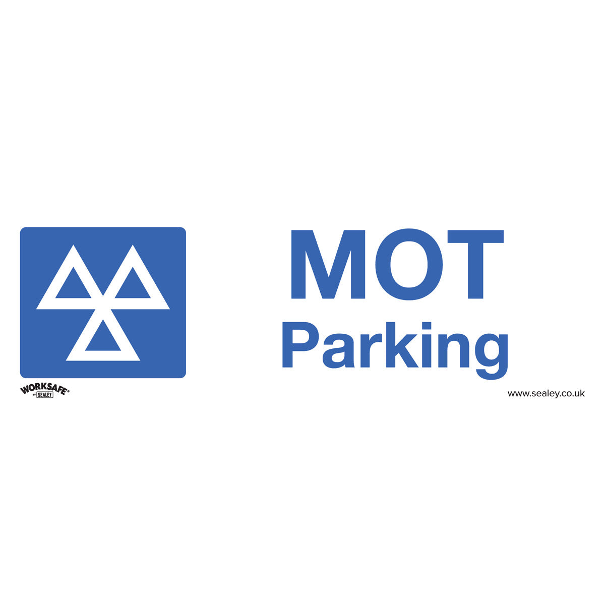 Worksafe MOT Parking Safety Sign, Self-Adhesive Vinyl SS49V1