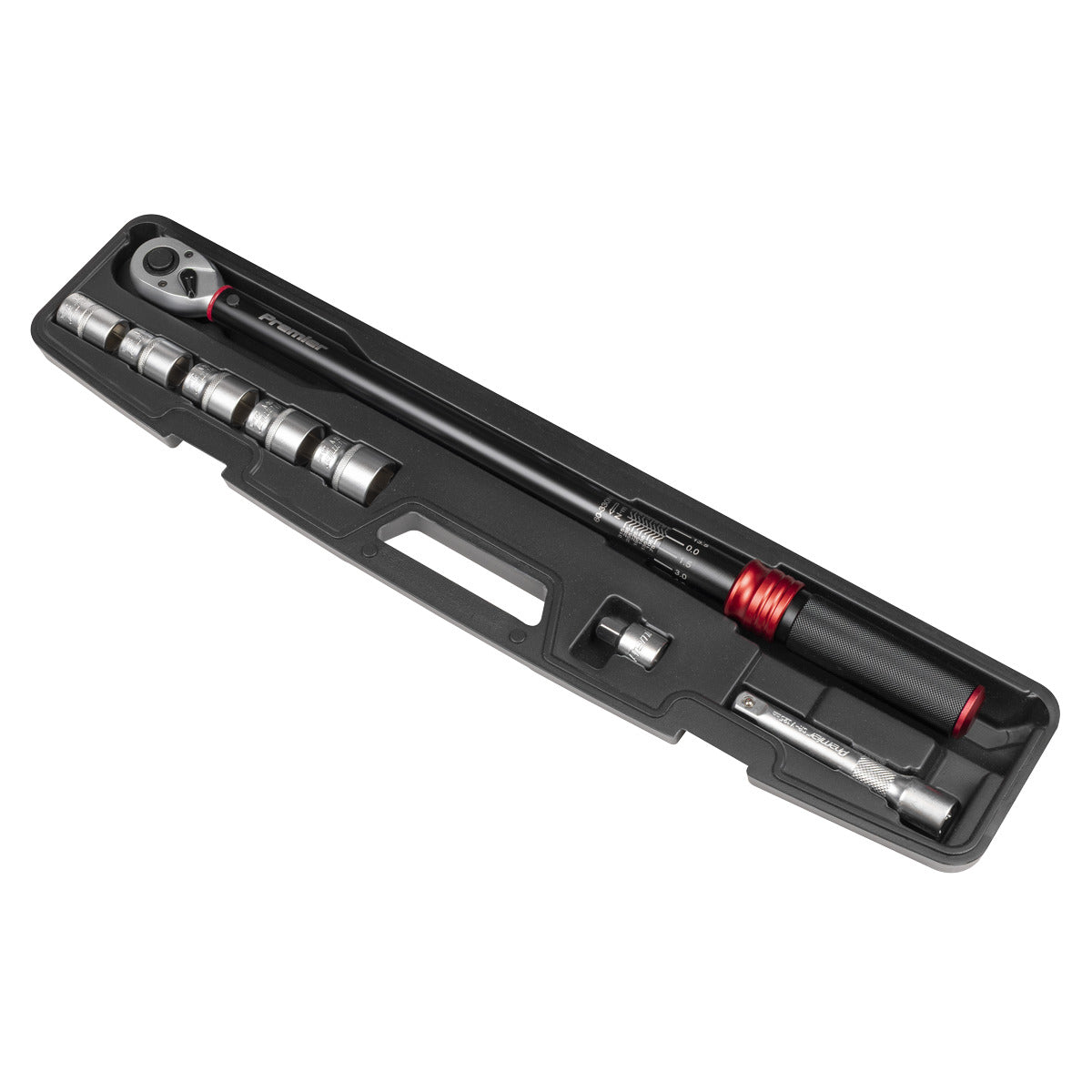 Premier Black Torque Wrench Set 1/2"Sq Drive 60-330Nm 8pc STW915B
