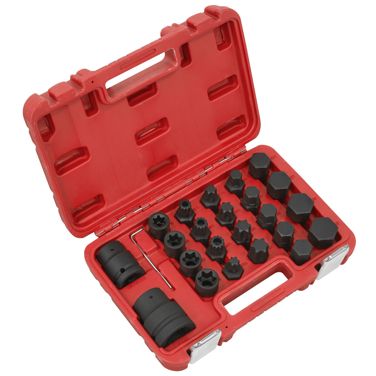 Sealey Impact Socket & Bit Set, 3/4"Sq & 1"Sq Drive 23pc SX054