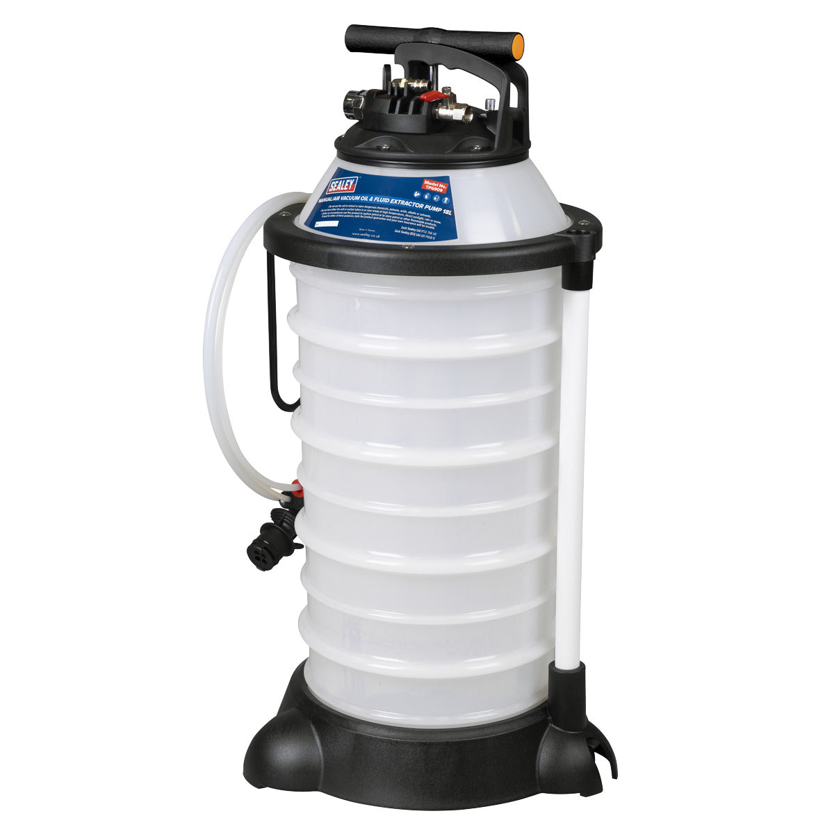 Sealey Manual/Air Vacuum Oil & Fluid Extractor Pump 18L TP6909